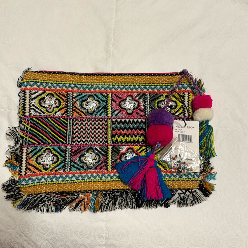 Steve Madden colorful clutch
